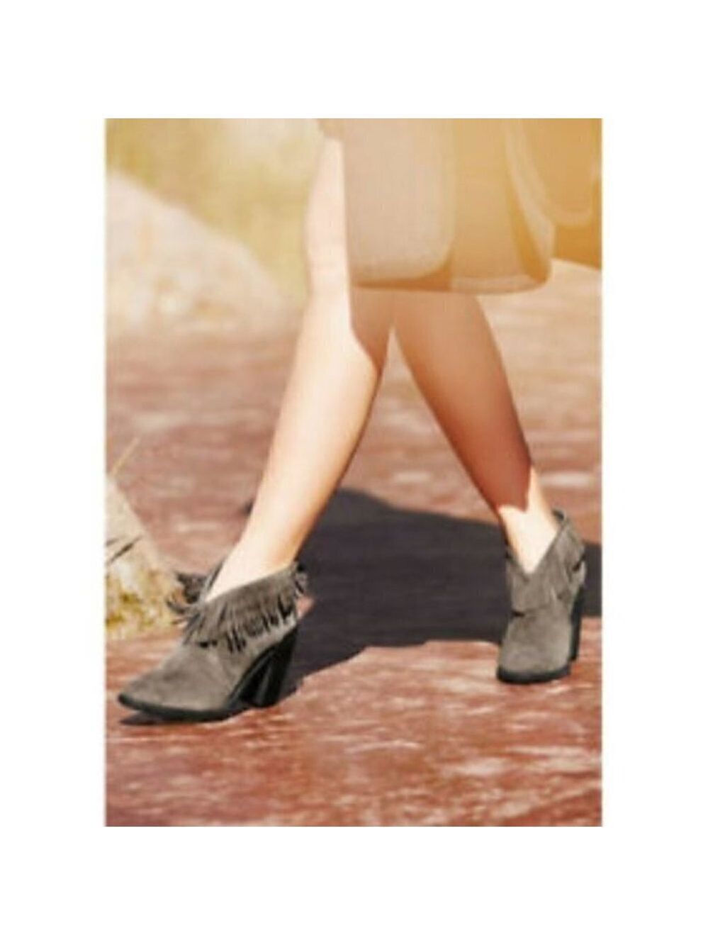 Joie | Loren Fringe Ankle Bootie